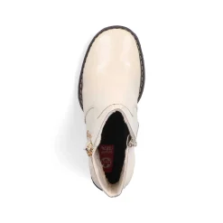 Rieker Ankelstøvler Til Kvinder Vanilje Beige-Sort