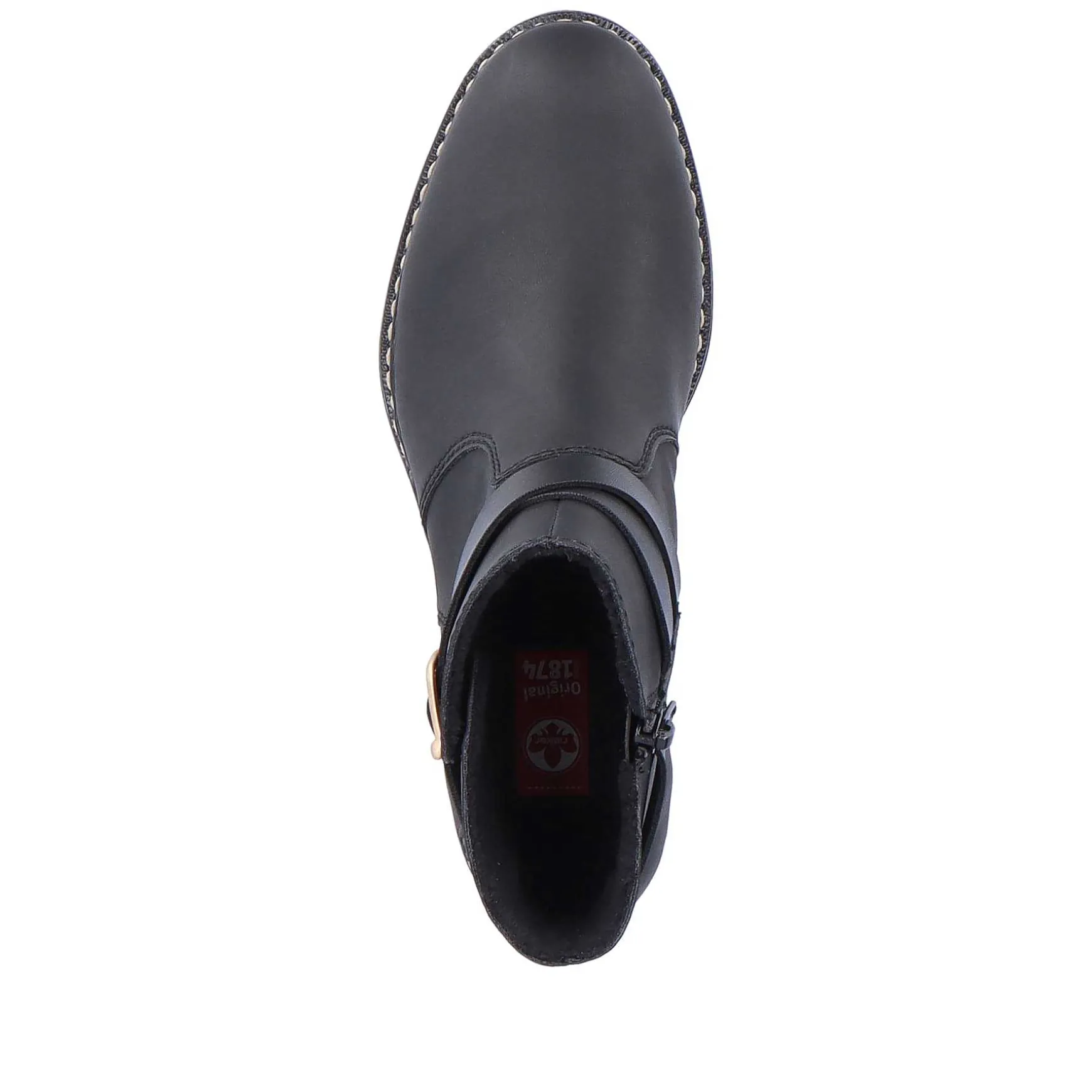 Rieker Ankelstøvler Til Kvinder Kulsort