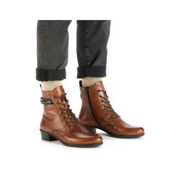 Rieker Ankelstøvler Til Kvinder Kobberbrune