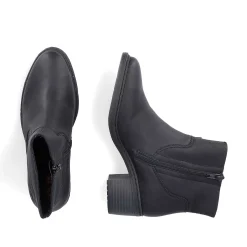 Rieker Ankelstøvler Til Kvinder Nat Sorte