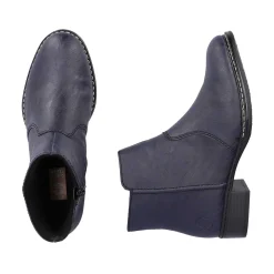 Rieker Ankelstøvler Til Kvinder Azurbla