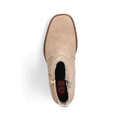 Rieker Ankelstøvler Til Kvinder I Sandbeige