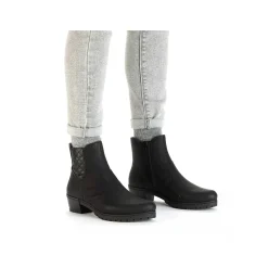 Rieker Ankelstøvler Til Kvinder Kulsort