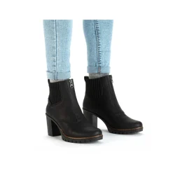 Rieker Ankelstøvler Til Kvinder Kulsort