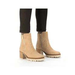 Rieker Ankelstøvler Til Kvinder I Sandbeige