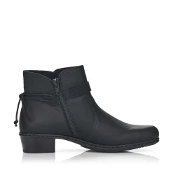 Rieker Ankelstøvler Til Kvinder Kulsort