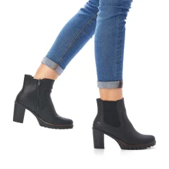 Rieker Ankelstøvler Til Kvinder Kulsort