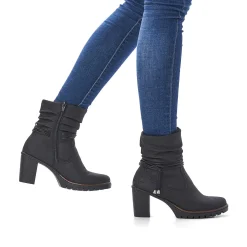 Rieker Ankelstøvler Til Kvinder Kulsort