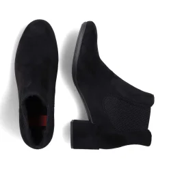 Rieker Ankelstøvler Til Kvinder Grafit Sorte