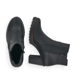 Rieker Ankelstøvler Til Kvinder Kulsort