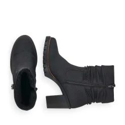 Rieker Ankelstøvler Til Kvinder Kulsort