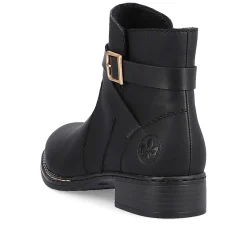 Rieker Ankelstøvler Til Kvinder Kulsort