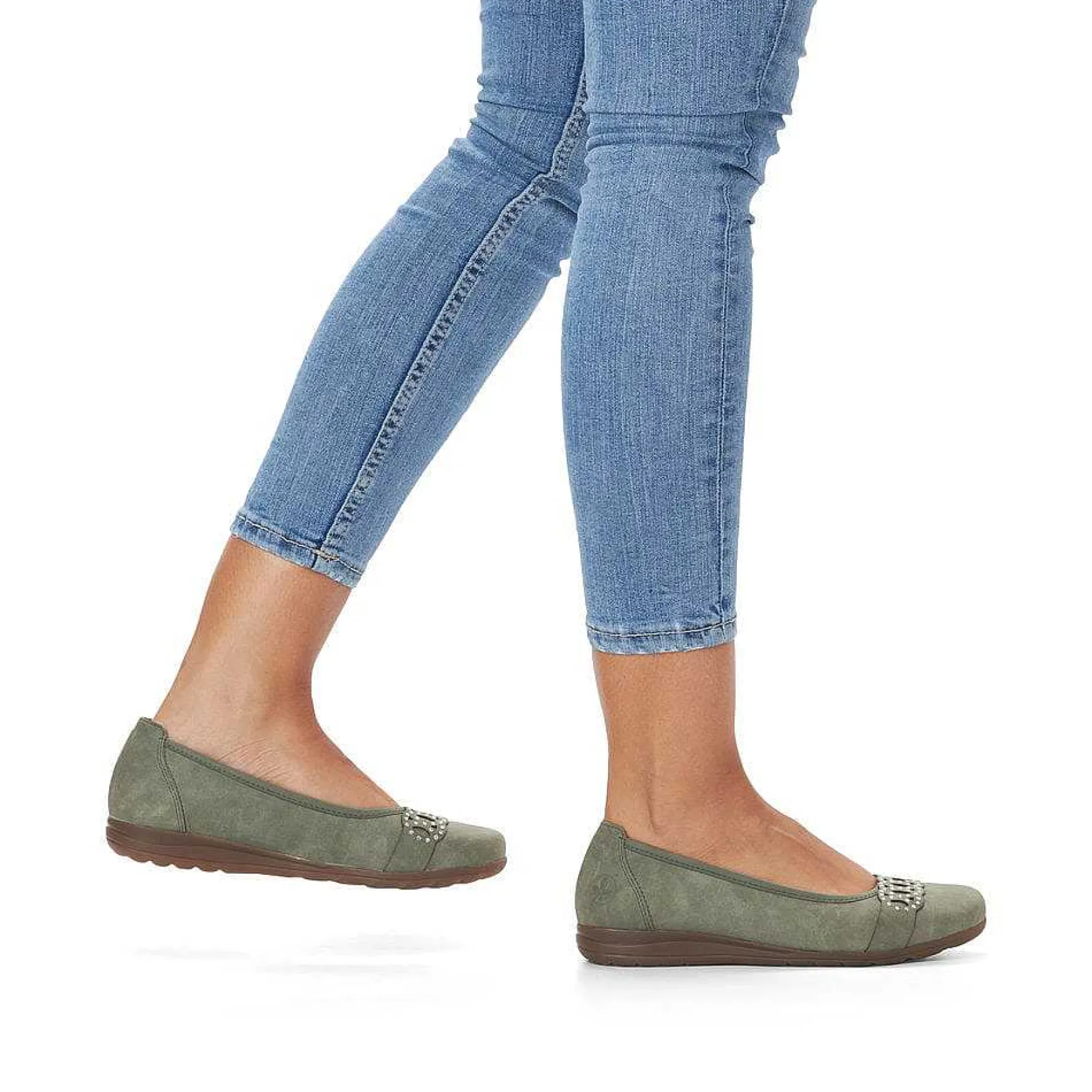 Rieker Ballerinaer Til Kvinder Mintgron