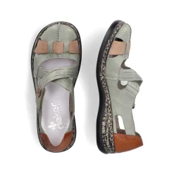 Rieker Ballerinaer Til Kvinder Mintgron