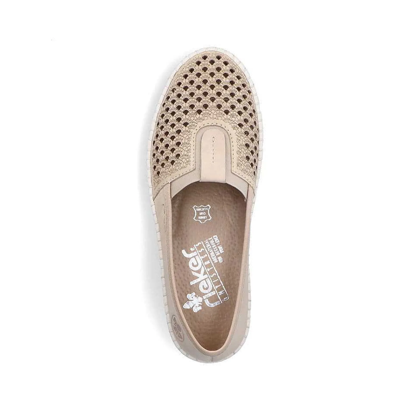 Rieker Ballerinaer Til Kvinder I Sandbeige