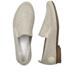 Rieker Ballerinaer Til Kvinder Lys Beige