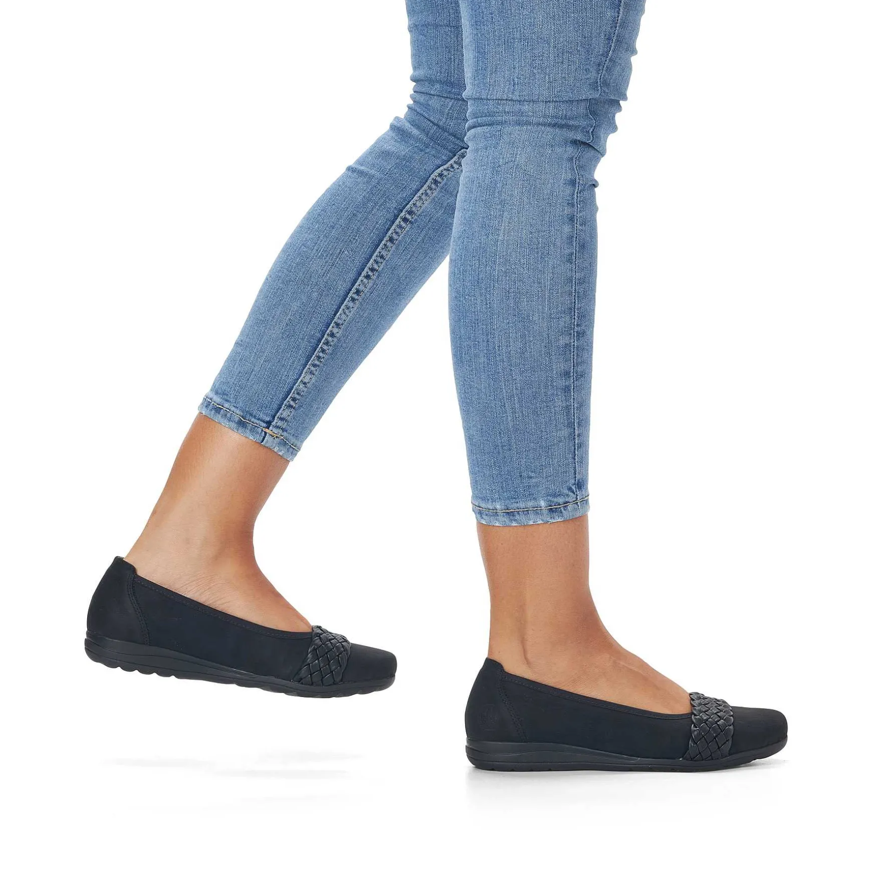 Rieker Ballerinaer Til Kvinder Nat Sorte