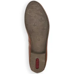 Rieker Ballerinaer Til Kvinder Kastanjebrune