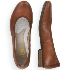 Rieker Ballerinaer Til Kvinder Kastanjebrune