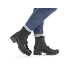 Rieker Chelsea-Støvler Til Kvinder Nat Sorte