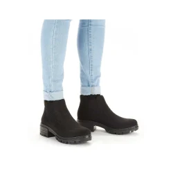 Rieker Chelsea-Støvler Til Kvinder Grafit Sorte