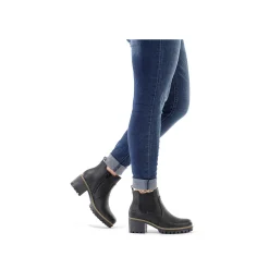 Rieker Chelsea-Støvler Til Kvinder Nat Sorte