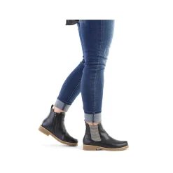 Rieker Chelsea-Støvler Til Kvinder Kulsorte