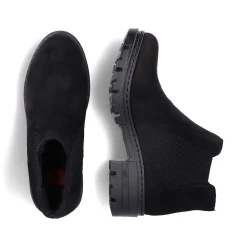 Rieker Chelsea-Støvler Til Kvinder Grafit Sorte