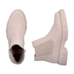 Rieker Chelsea-Støvler Til Kvinder Cremebeige