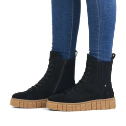 Rieker Chelsea-Støvler Til Kvinder Urban-Sort Sand-Beige