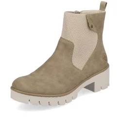 Rieker Chelsea-Støvler Til Kvinder Beige Brun