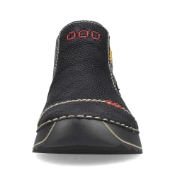 Rieker Chelsea-Støvler Til Kvinder Asfalt Sort-Multi