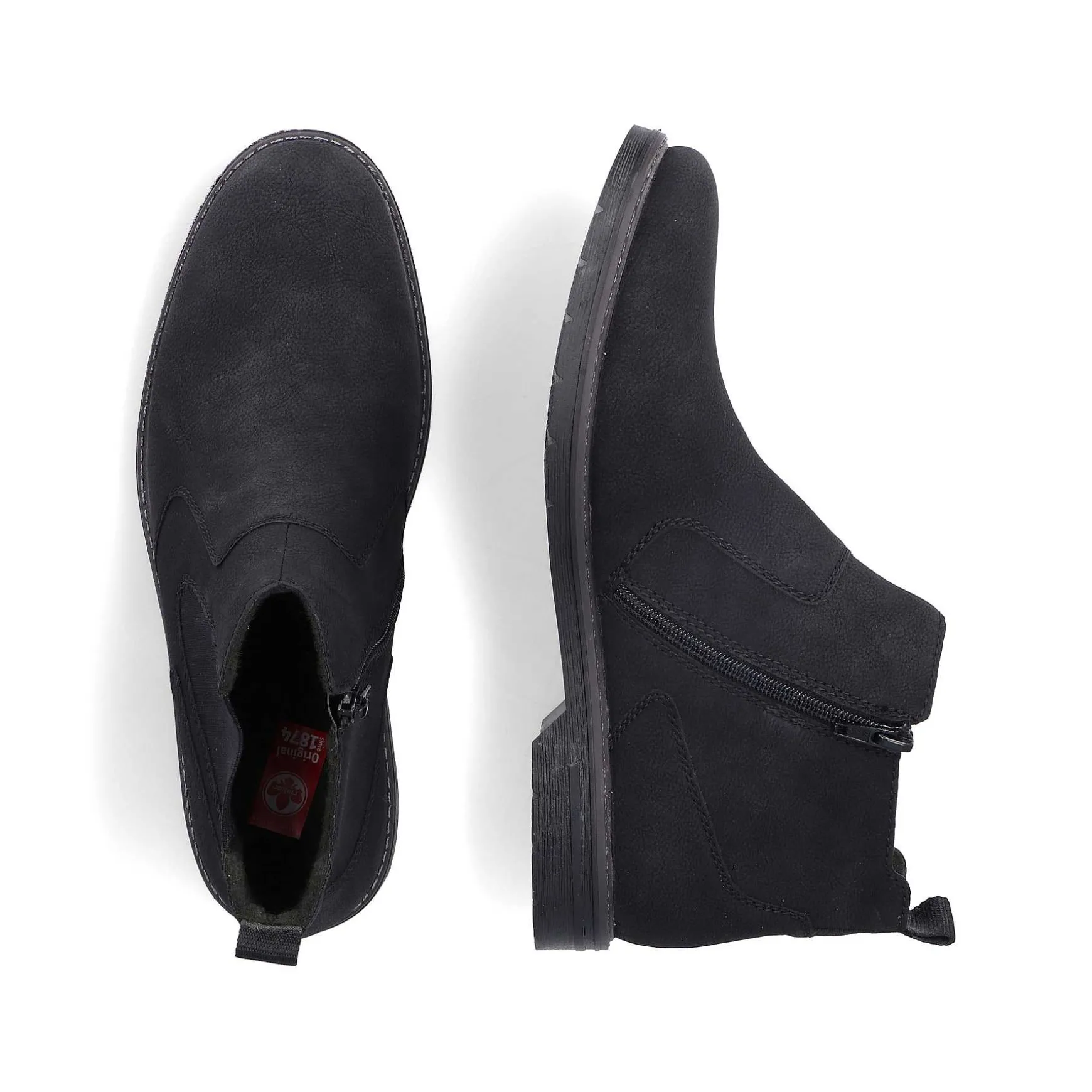 Rieker Chelsea-Støvler Til Mænd Kulsort