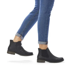 Rieker Chelsea-Støvler Til Kvinder Kulsorte