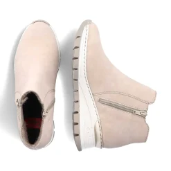 Rieker Chelsea-Støvler Til Kvinder Cremebeige