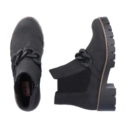 Rieker Chelsea-Støvler Til Kvinder Kulsorte