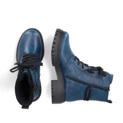 Rieker CykelStøvler Til Kvinder Cyanbla