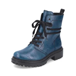 Rieker CykelStøvler Til Kvinder Cyanbla