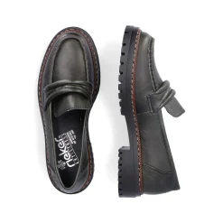 Rieker Dame Loafers Army Green