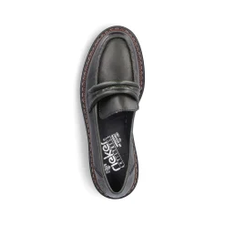 Rieker Dame Loafers Army Green