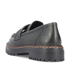 Rieker Dame Loafers Army Green