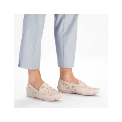 Rieker Dame Loafers Blod Pink
