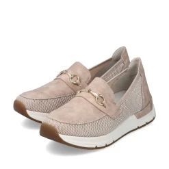 Rieker Dame Loafers Blod Pink