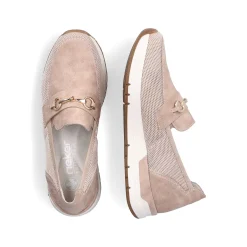 Rieker Dame Loafers Blod Pink