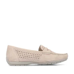 Rieker Dame Loafers Blod Pink