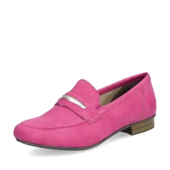 Rieker Dame Loafers Fuchsia