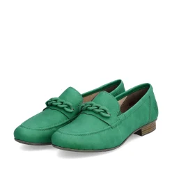 Rieker Dame Loafers Graesgron