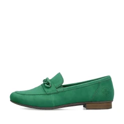 Rieker Dame Loafers Graesgron