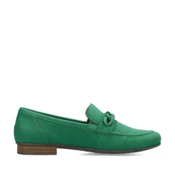 Rieker Dame Loafers Graesgron