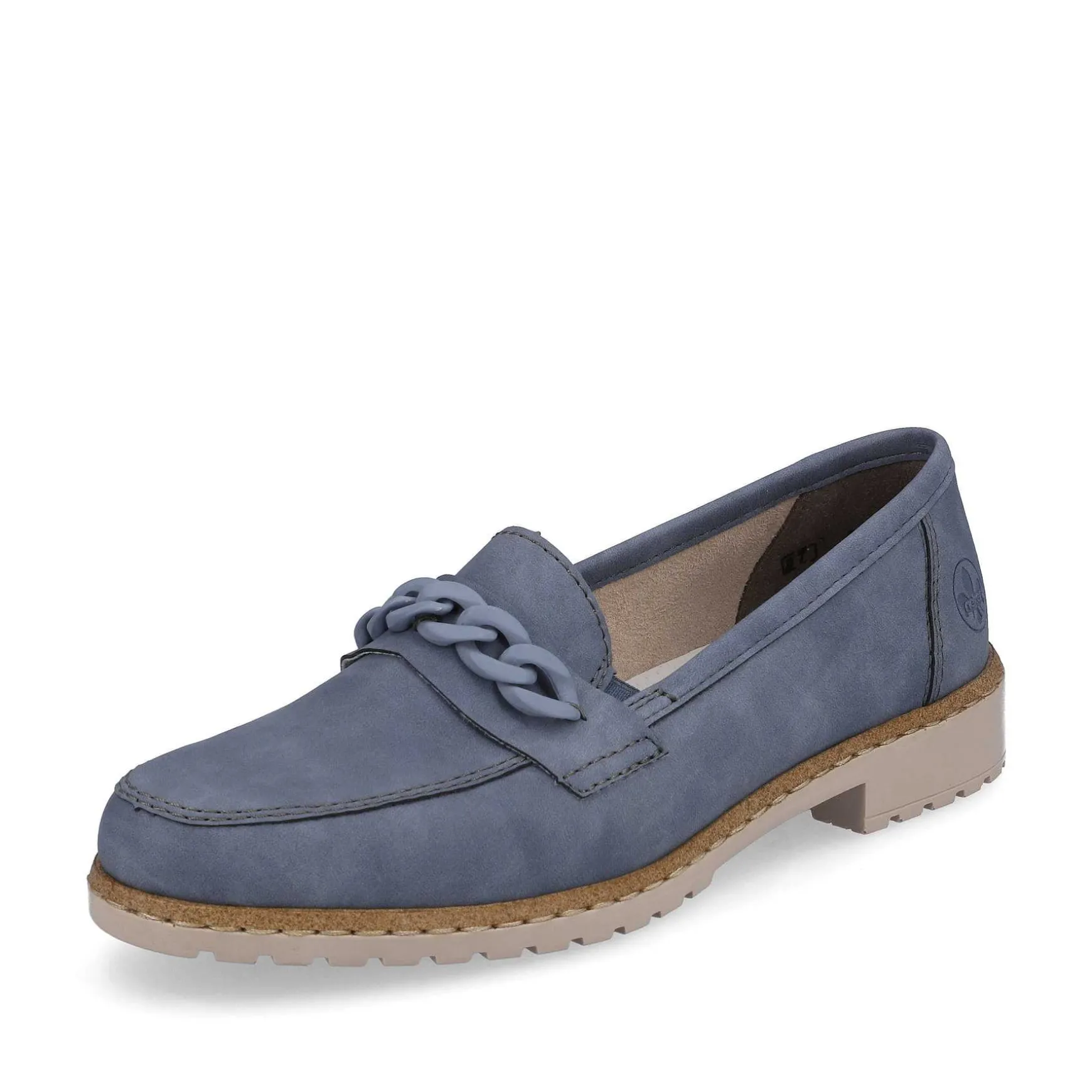 Rieker Dame Loafers Himmelbla